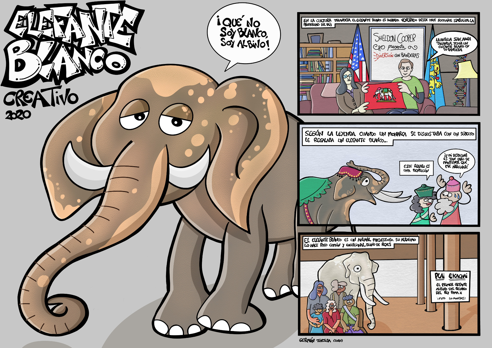 04) Mis cómics: Elefante blanco creativo