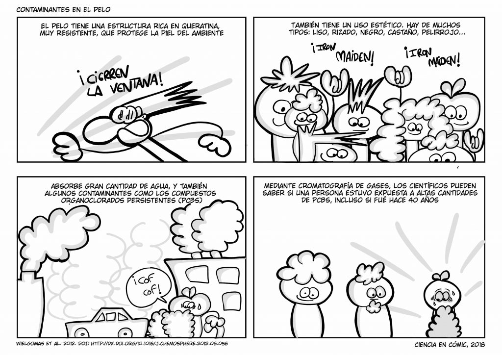 Contaminantes en el pelo