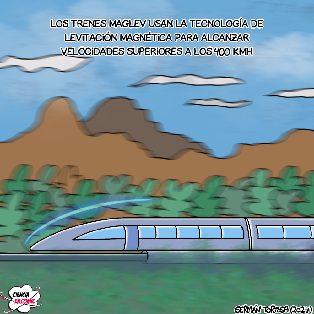 Trenes que levitan